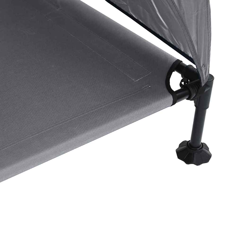 TitanPaws Elevated Outdoor Dog Bed with Protective Canopy