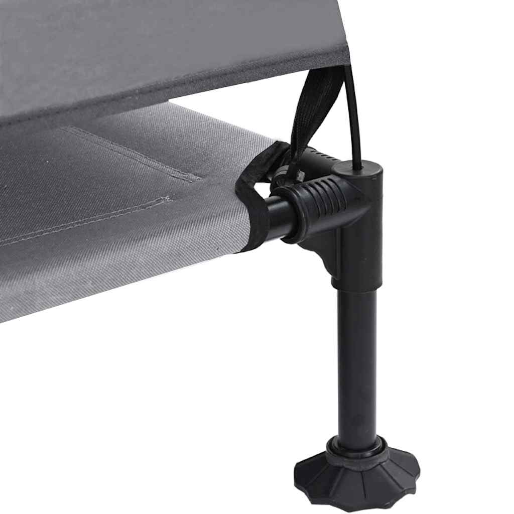TitanPaws Elevated Outdoor Dog Bed with Protective Canopy