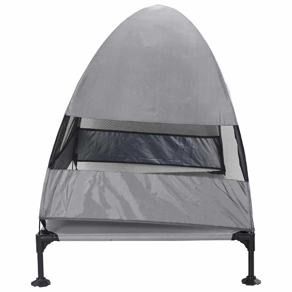 TitanPaws Elevated Outdoor Dog Bed with Protective Canopy