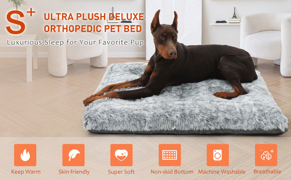 TitanPaws Orthopedic Plush Recovery Mat for Large Dogs